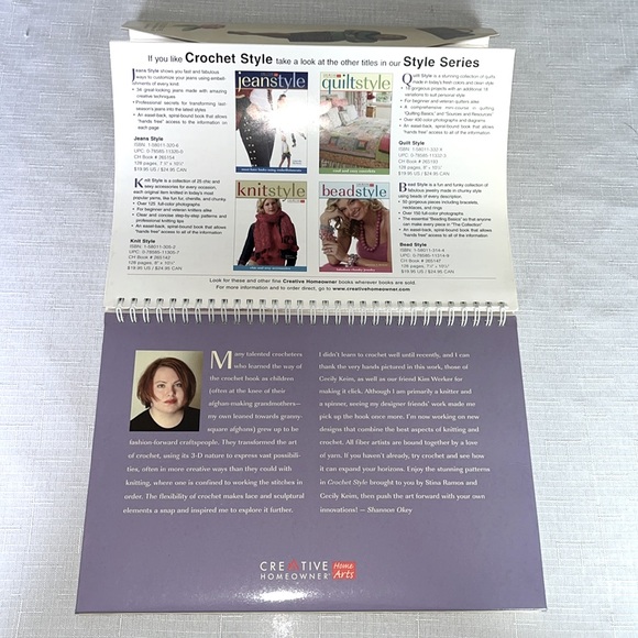 CROCHET STYLE BOOK BY CREATIVE HOMEOWNER - HOME ARTS - Picture 12 of 15